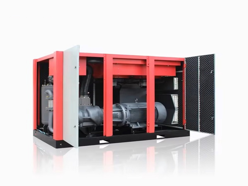 雙螺桿空壓機兩級壓縮永磁變頻螺桿式空壓機